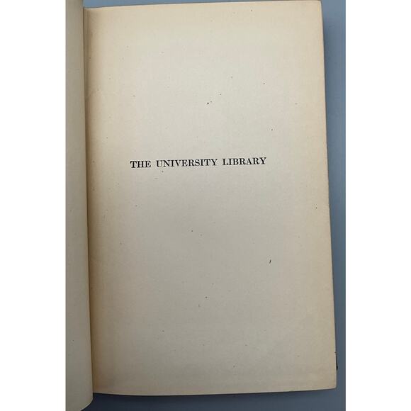 The University Library Hardback Vol. XV Copyright 1926 John Huston Finley LLD - Picture 6 of 10